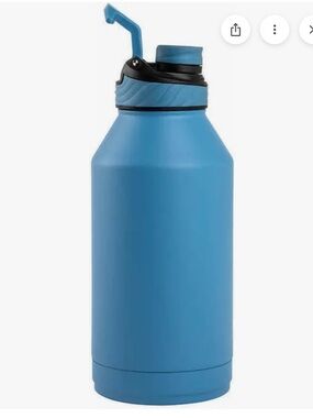 MANNA Blue Insulated Water Bottle with Flip Spout